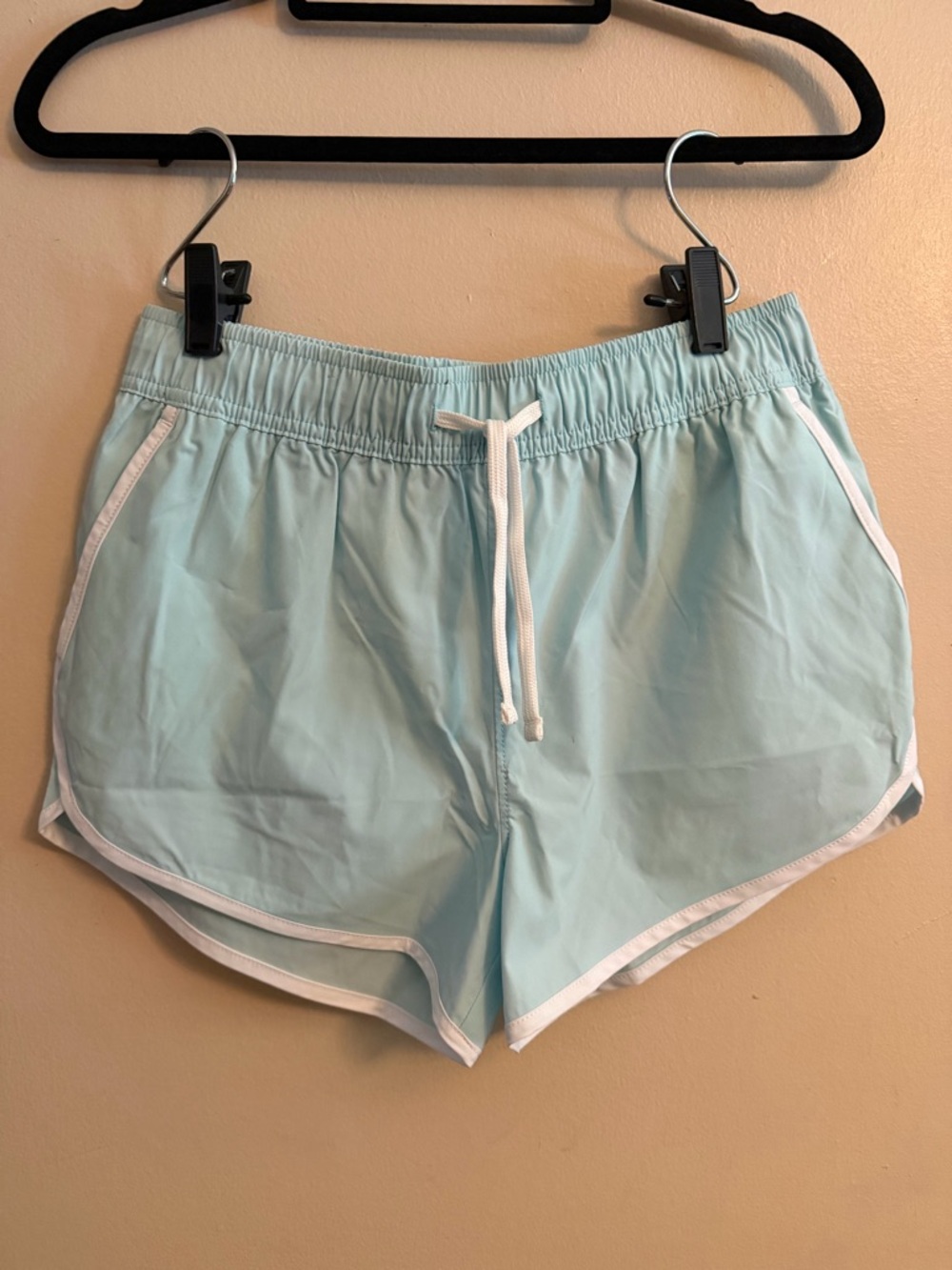 Light Blue kids Athletic Drawstring Shorts